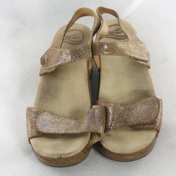 Dansko 'Sonnet' Carnivale Leather Sandal Sz 41 EUR 10.5-11 US - Picture 3 of 8